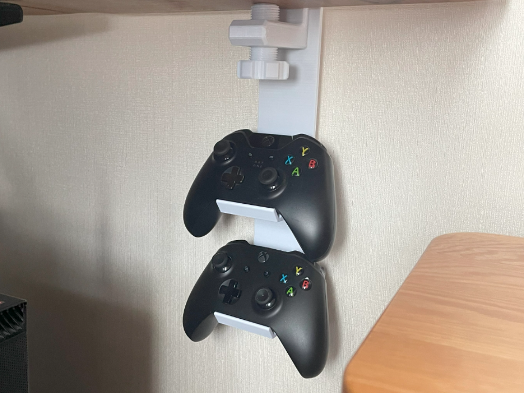 Xbox手柄反向桌下收纳夹