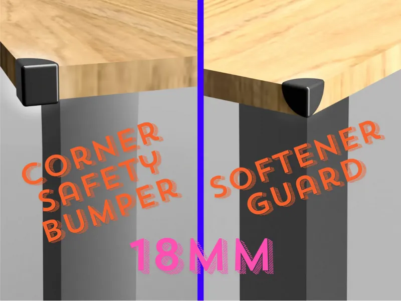Corner Safety Bumper Softener Guard 18mm