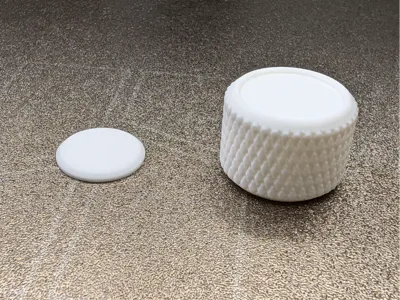 BIQU and BAMBU Knurled door handle with insert