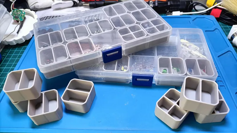 CUBIN –Modular Insert for 15 Compartment Box
