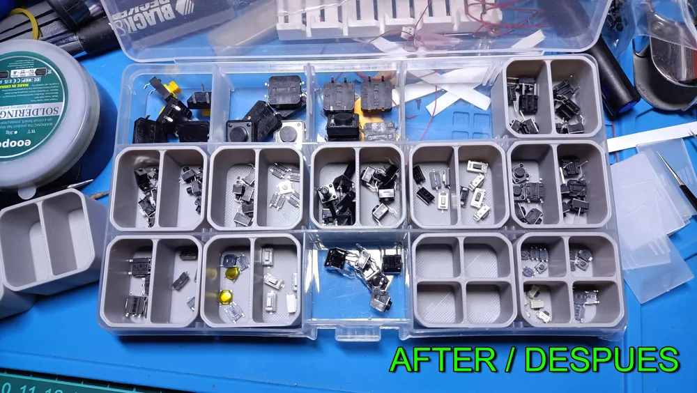 Modular Cube Inserts CUBIN –Modular Insert for 15 Compartment Box - Free 3D Print Model ...