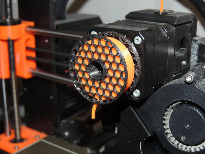 Stabilized Prusament Spool Motor Visualizer