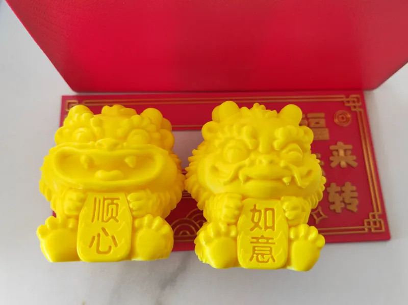 国风醒狮小狮子 开运暴富醒狮修改 顺心如意