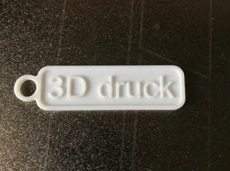 3D druck Schlüsselanhänger