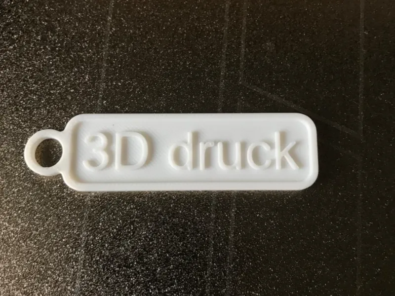 3D druck Schlüsselanhänger