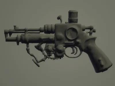 steampunk gun