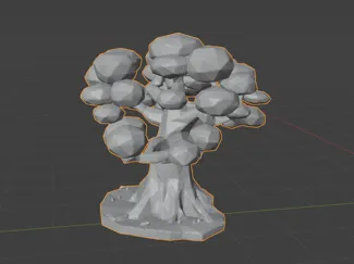 low poly tree 