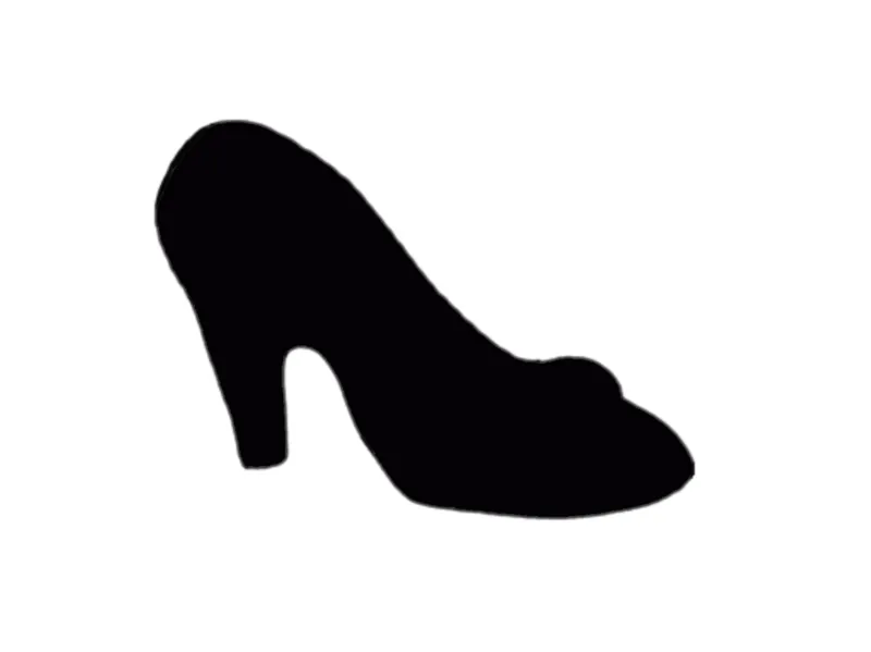 Cinderella shoes cookie cutter