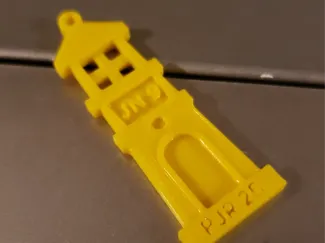 Lighthouse pendant with 'John 9' engraving