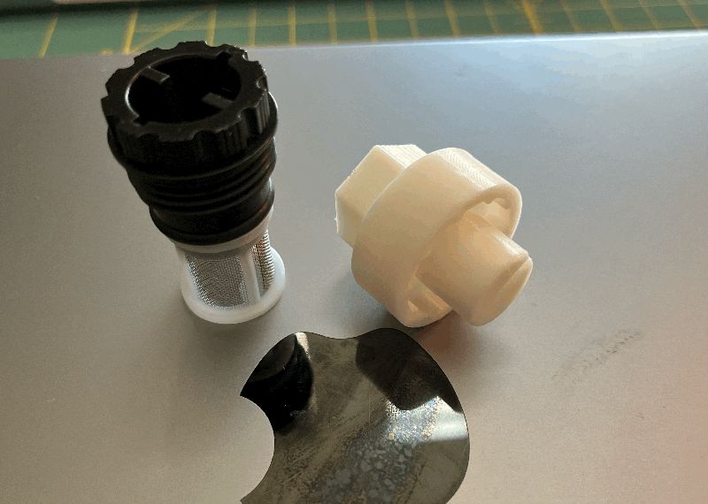 Rinnai water heater cold water inlet filter tool