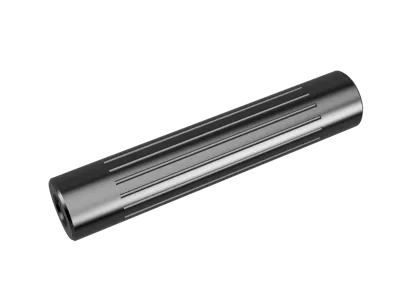 One piece silencer .22 / .25