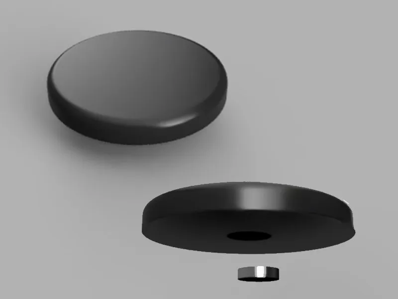 Base figurine 40mm + emplacement aimant