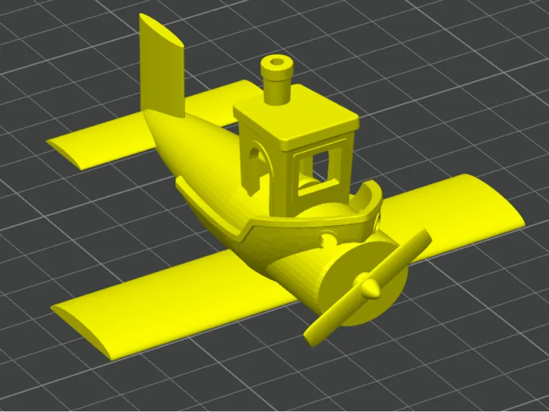Benchy airplane