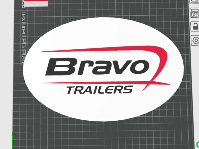 Bravo Trailer's Logo Plate