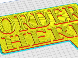Order here sign
