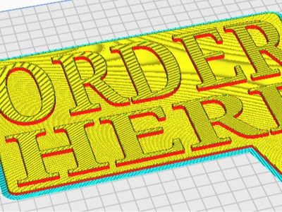 Order here sign