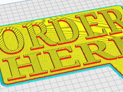 Order here sign