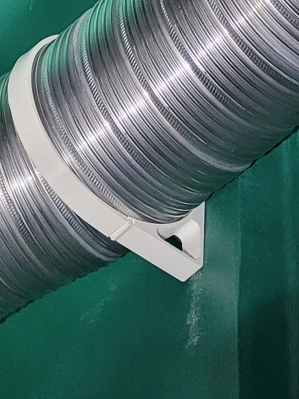 minimalistic 120mm air duct wall hanger