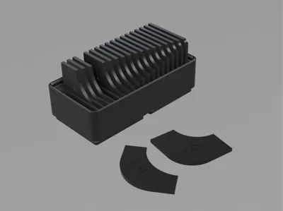 Gridfinity Radius Measuring Set (2mm - 20mm)