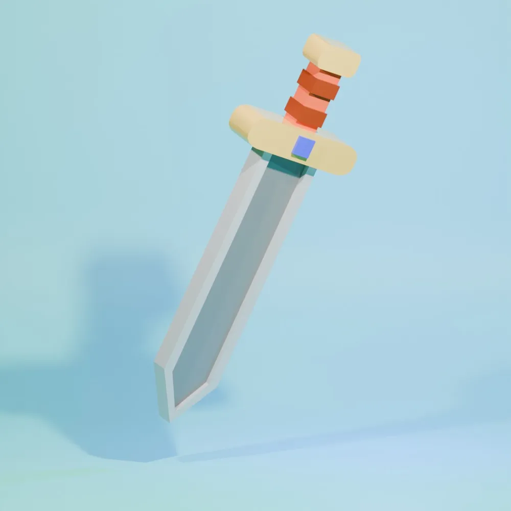 Block Sword by CarmenCa UniverseMakerWorld: Download Free 3D Models