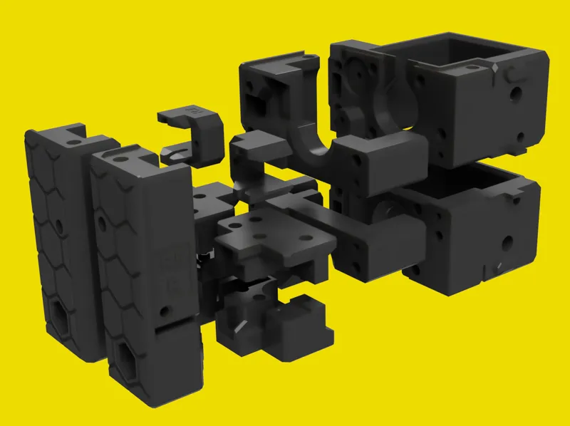 Prusa XL modified CoreXY parts for new Washers