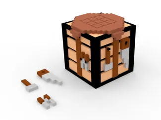 Minecraft Crafting Table with tools