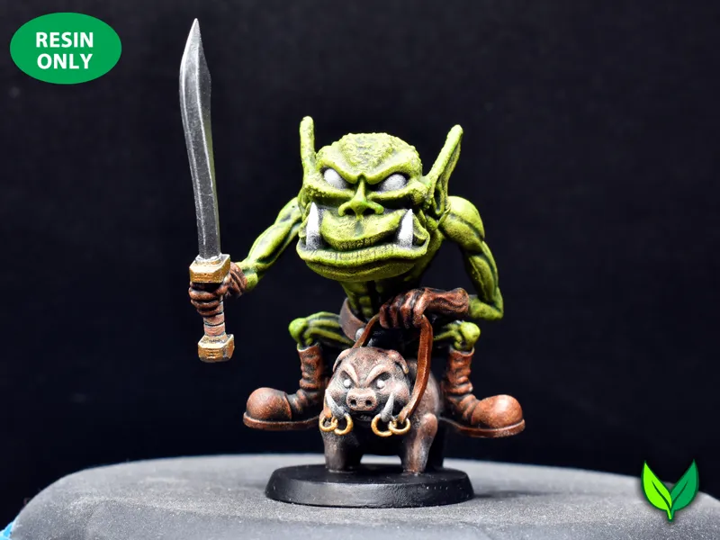 Orc Hogrider of Vogland – 28mm Miniature