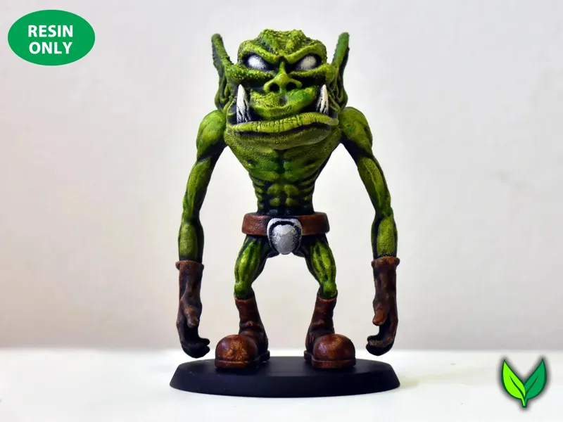 Orc of Vogland (Au Naturel) 28mm Fantasy Miniature