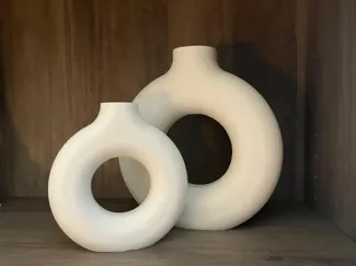 Doughnut Decor Vases