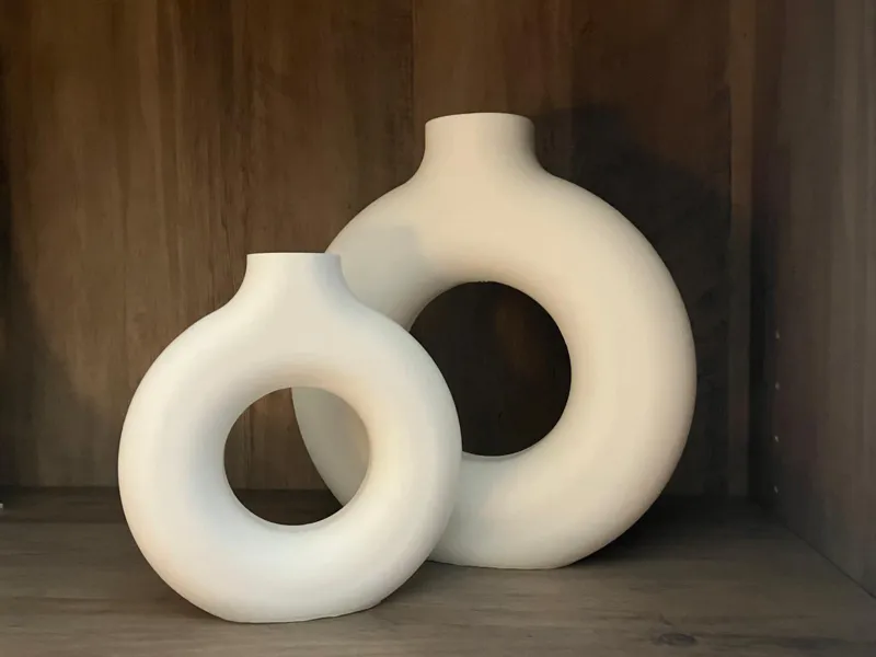Doughnut Decor Vases