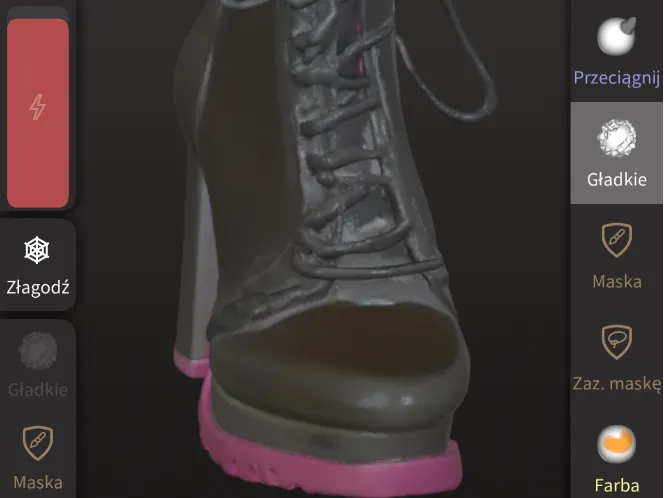 Female glam shoes