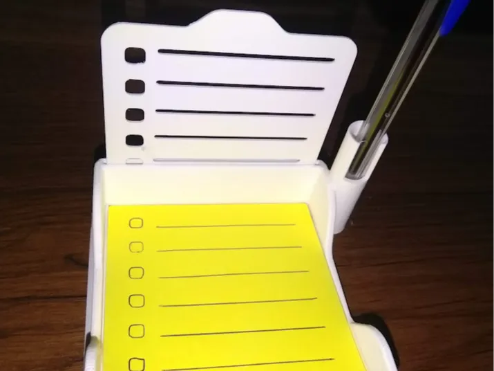 Post-it To-Do List Template & Pen Holder