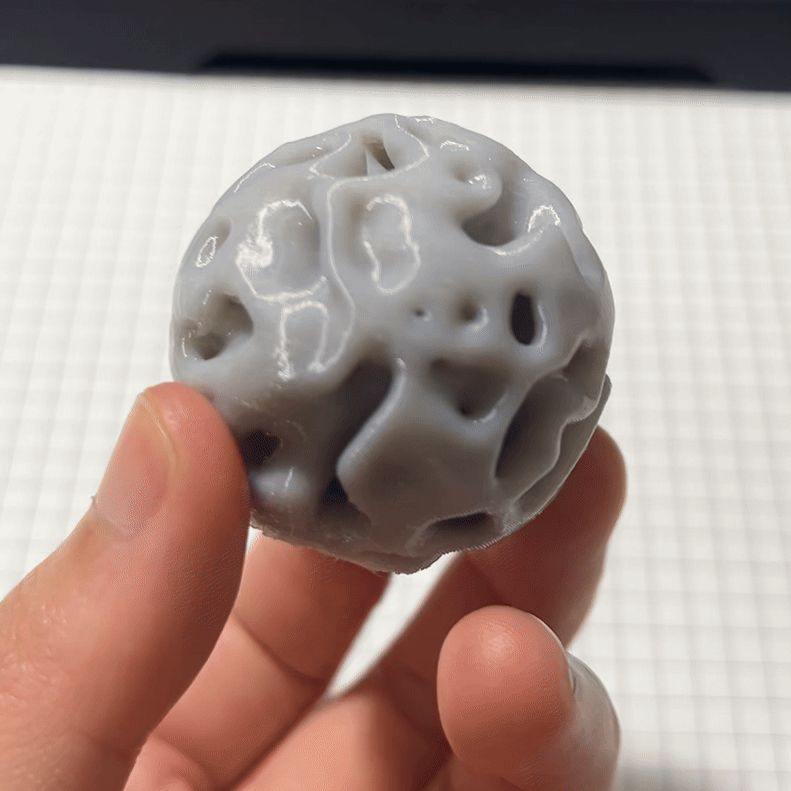 褶皱纹理小球