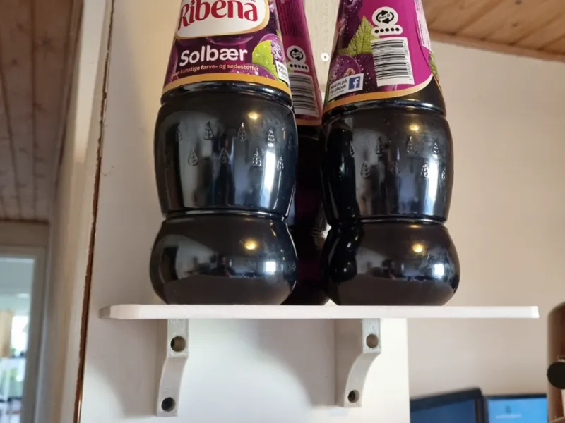 Simple shelf w/ attached shelf boys ( 22 x 18 cm )