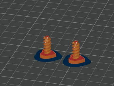 Calendar clip A3 with brim support