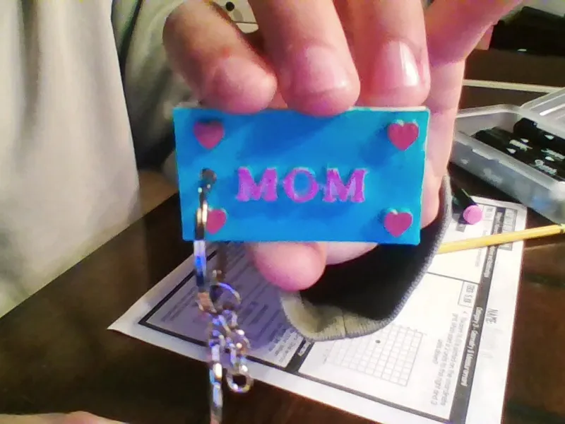Mom keychain