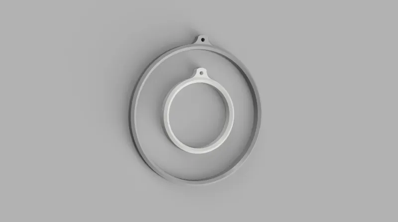 Training rings for darts