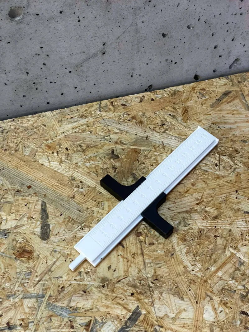 Vernier depth gauge