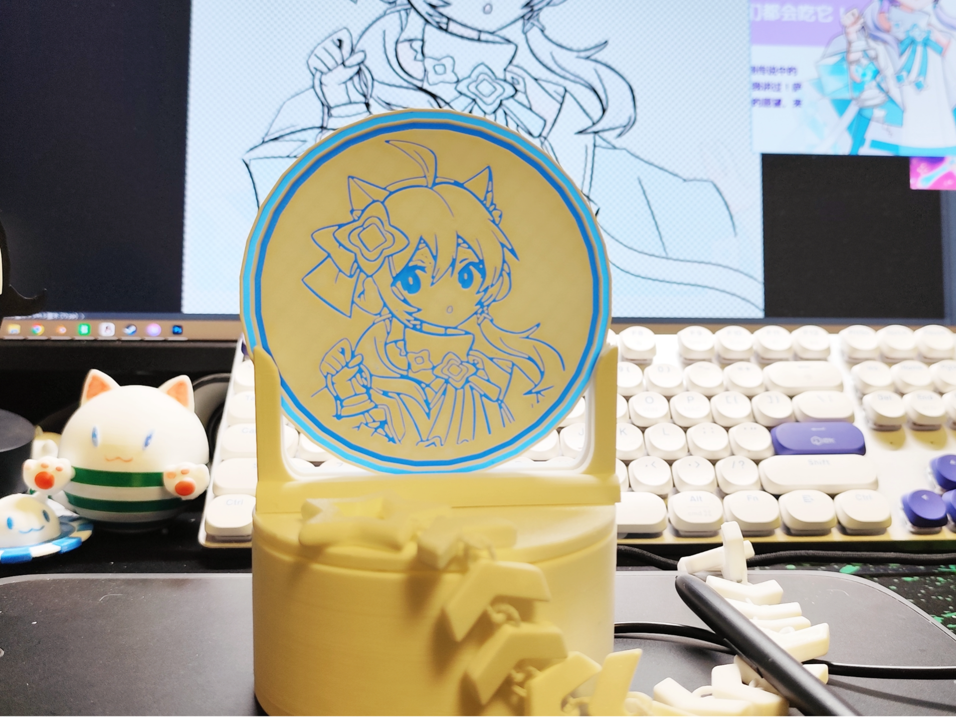 maimaiDX 可爱的纱露朵浮雕（附站立底座
