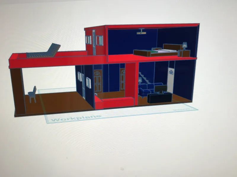 small two story doll house