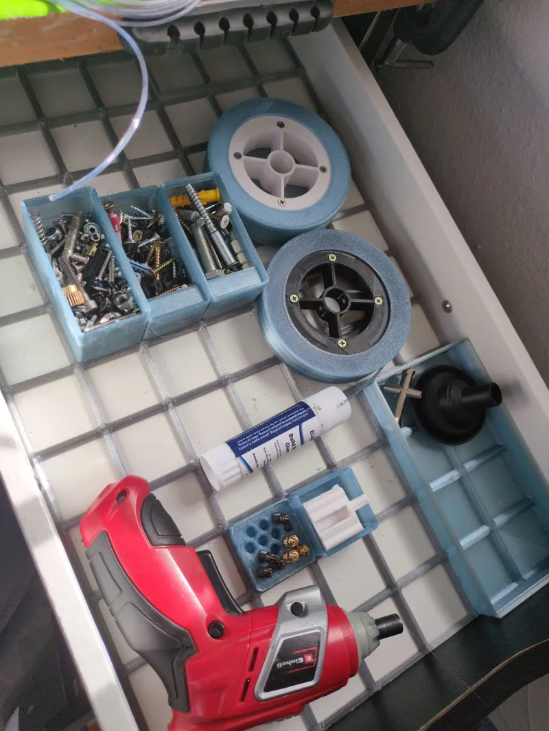 Mini spool winder Hexagonal bit