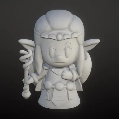 Princess Zelda (Easy print!) Echoes of wisdom