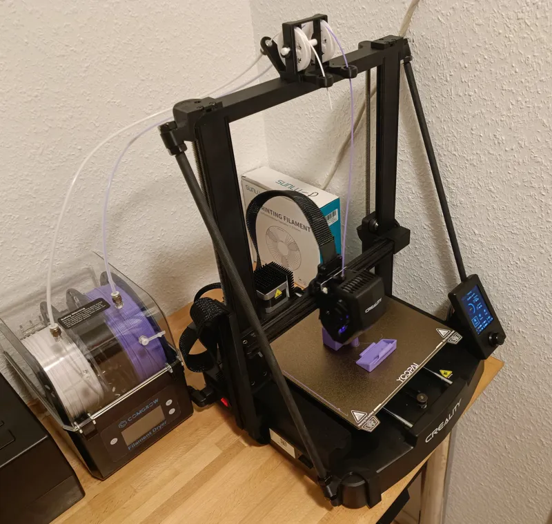 Ender v3 SE KE Gantry support No drilling+RaiseLCD
