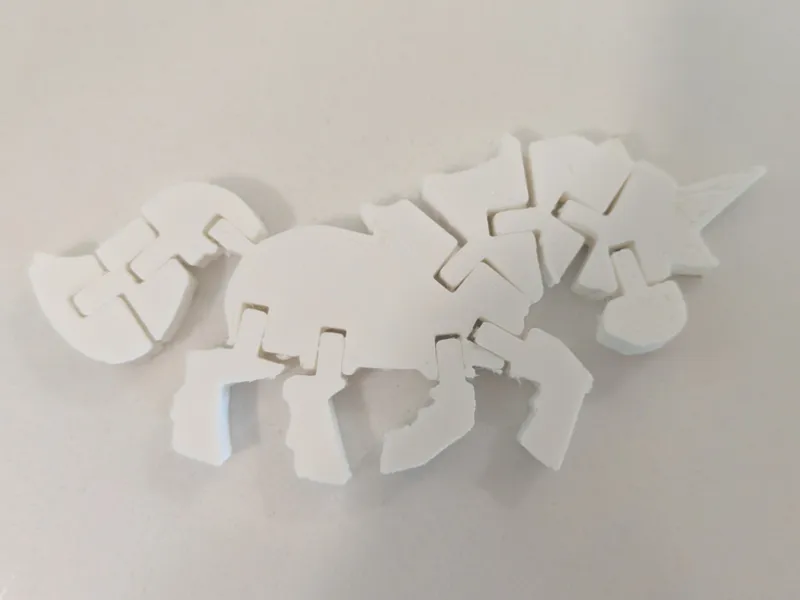 Articulated Unicorn Keychain