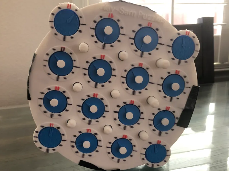 4x4 Rubiks Clock