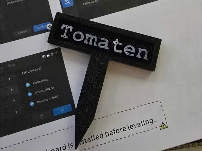 Plant Label V2 Anpassbar