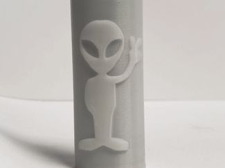 We Come In Peace Bic Lighter Sleeve