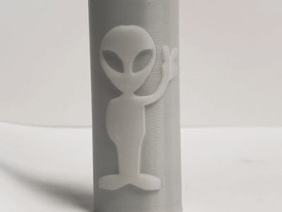 We Come In Peace Bic Lighter Sleeve