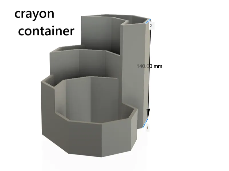 container for crayons