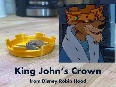 King John's Crown Coin Dish (Disney's Robin Hood)